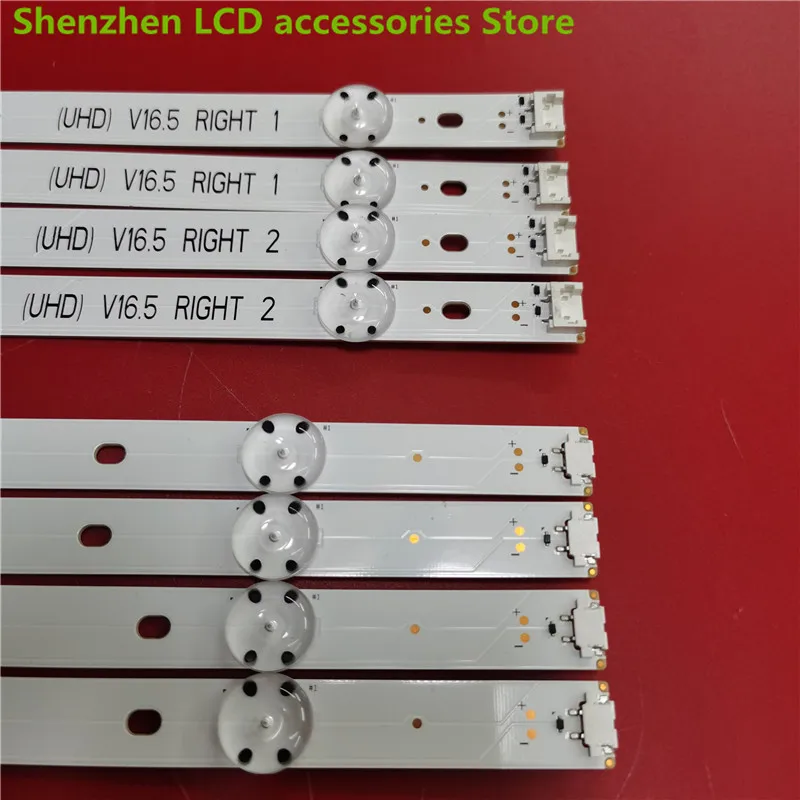 FÜR LG 49 zoll 49UH610 6916L-2709A 2710A 2711A 2712A 4LED led-hintergrundbeleuchtung streifen 100% NEUE led-hintergrundbeleuchtung streifen