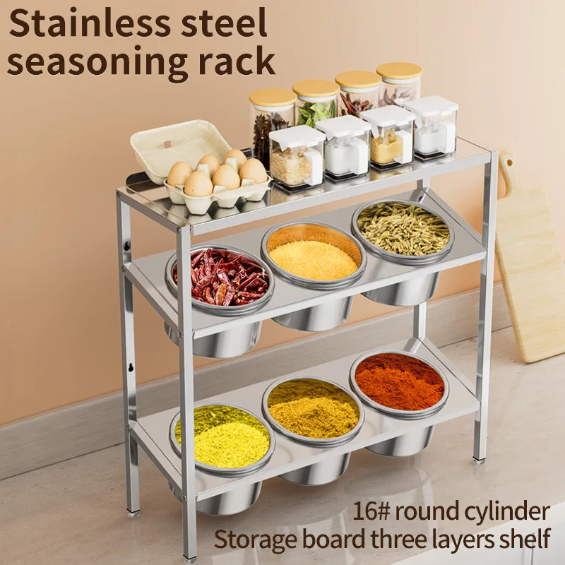 16 round cylinder multi-layer material  grid jam box small material seasoning box