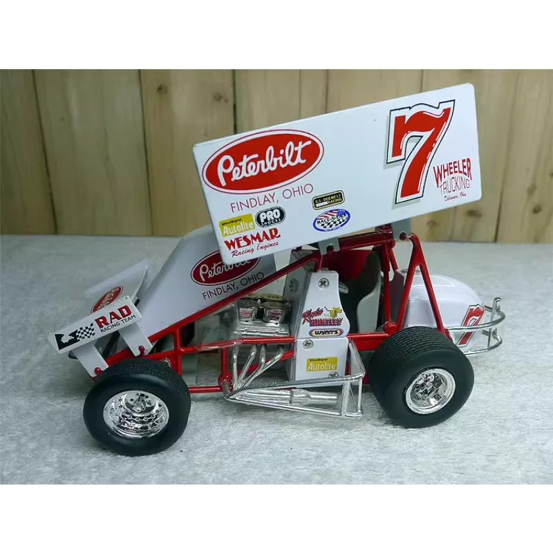 

Diecast ERTL 1:24 Scale SPRINT CAR PeterlBilt 7 Alloy Car Model Collectible Toy Gift Souvenir Display Ornament