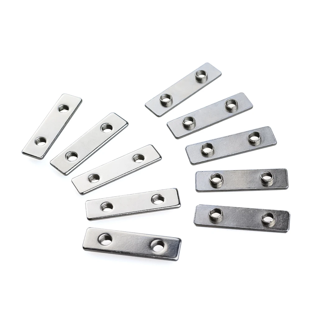 100Pcs OpenBuilds Aluminum Profiles with M5 T-Nut Tuerca En T Piezas Niquelada Para 20 Series Ranura En V Twenty Pieces Per Unit