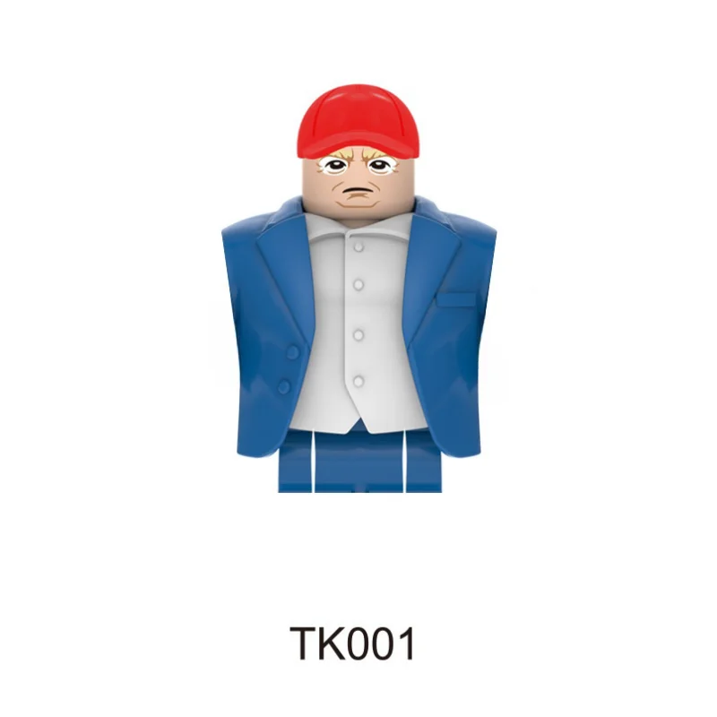 Urban professional role Action Figures Weapons Pants Hair Parts Model Building Blocks MOC Bricks Set Gifts Toys For Children