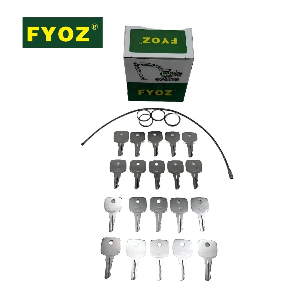 20PCS Ignition Keys For John Deere Tractor Combine Loader AT195302 AT145929 AR51481 Part