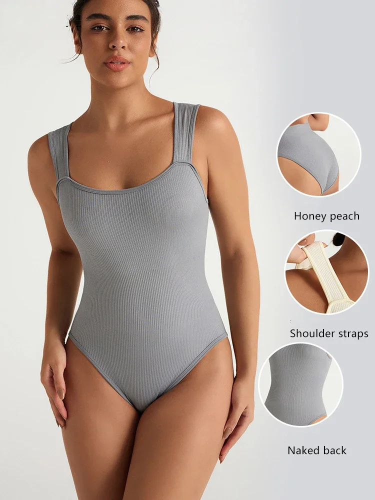 

2025Summer Women's Tight Fitting Sleeveless Jumpsuit Hip Lifting Comfortable and Sexy Jumpsuit Yoga Suit Sports and Fitness Suit