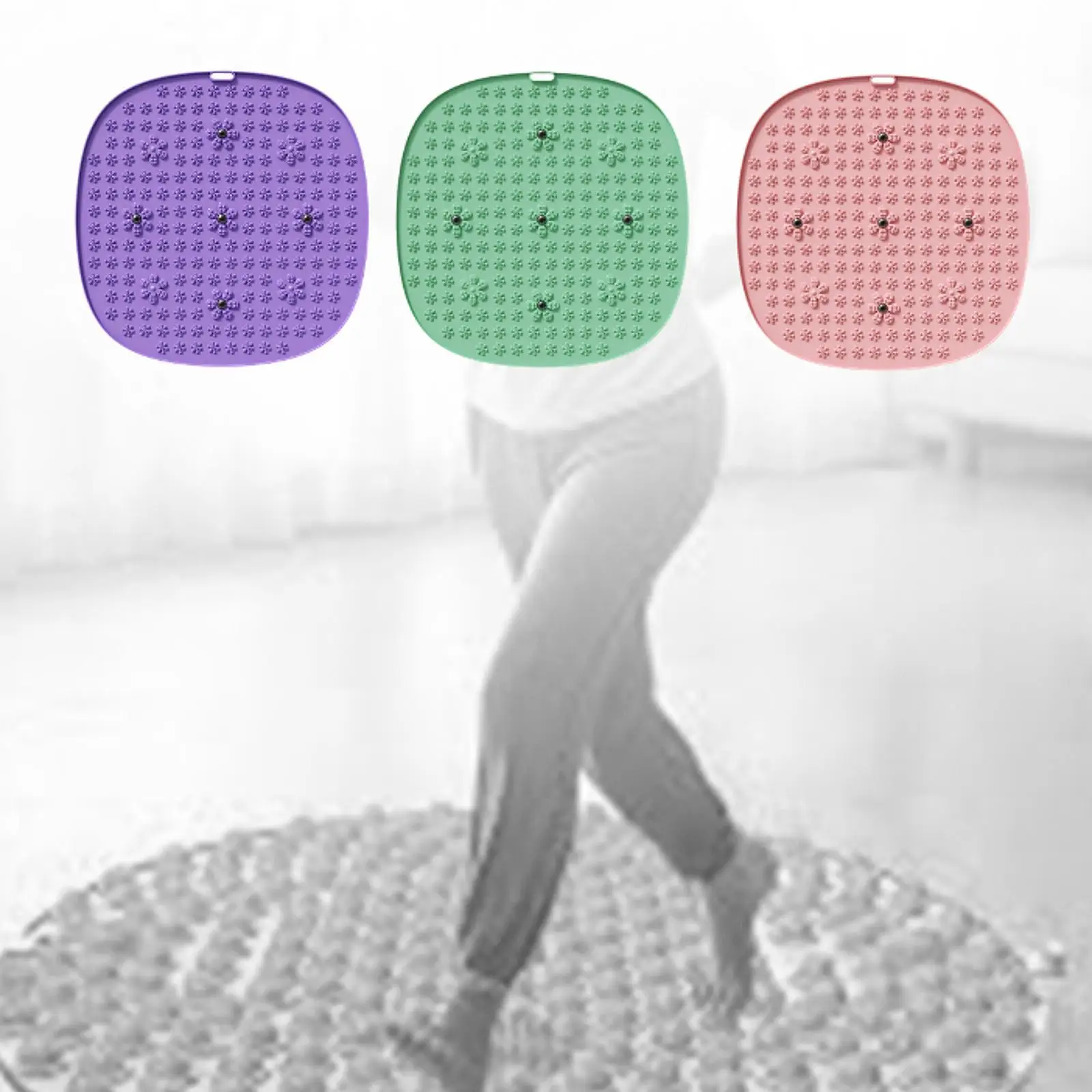 

Foot Massage Pad Relaxing Foot Reflexology Mat for Household Travel Office