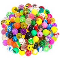 20pcs/bag Mix Multicolor Bouncy Ball Jumping Bead Toys Party Favor Treat Kids Birthday Guest Gifts School Reward Goodie Filler