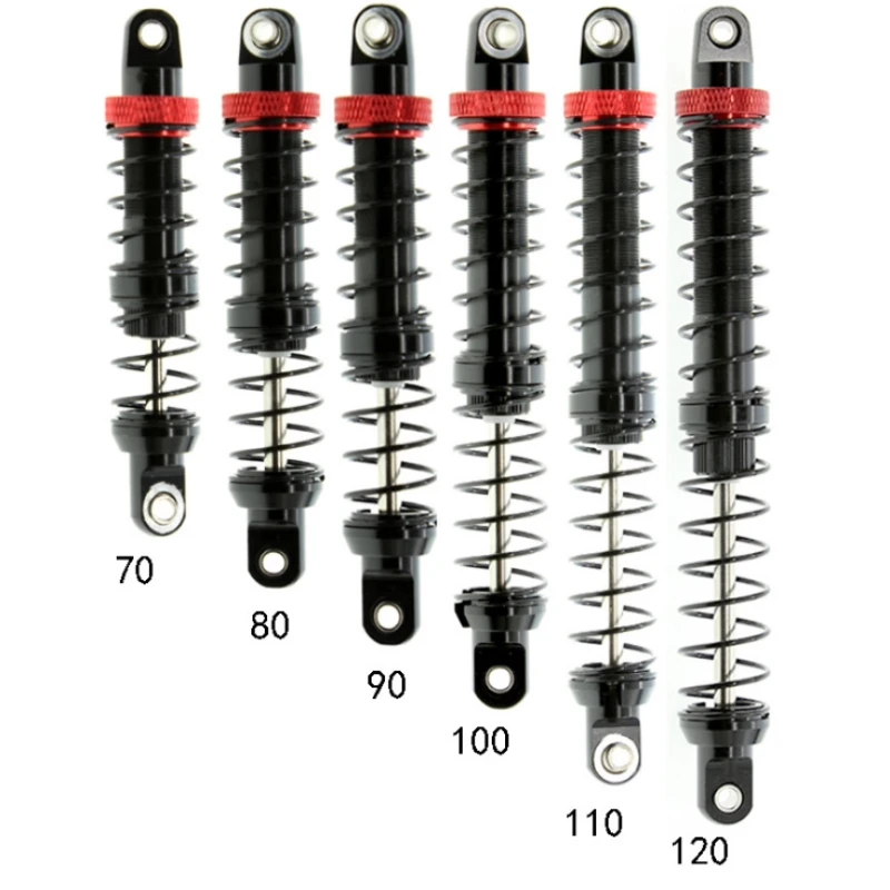 Heavy - Duty Hydraulic Shock with Dual - Stage Spring for 1:10 TRX4 SCX10 90046 RC Crawler
