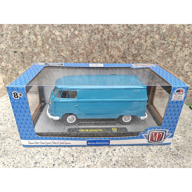 M2 1:24 Van Bus Serie Diecast Modell Legierung Auto Kind Weihnachtsgeschenk Sammeln Ornamente