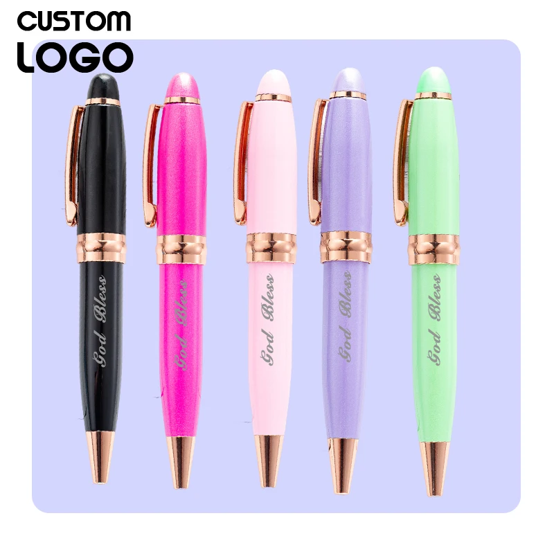 

Набор из 3 штук: персонализированные ручки с гравировкой логотипа, короткие, разноцветные, портативные, миниатюрные, поворотные, для учебы, канцелярские товары, рекламные ручки для бизнеса