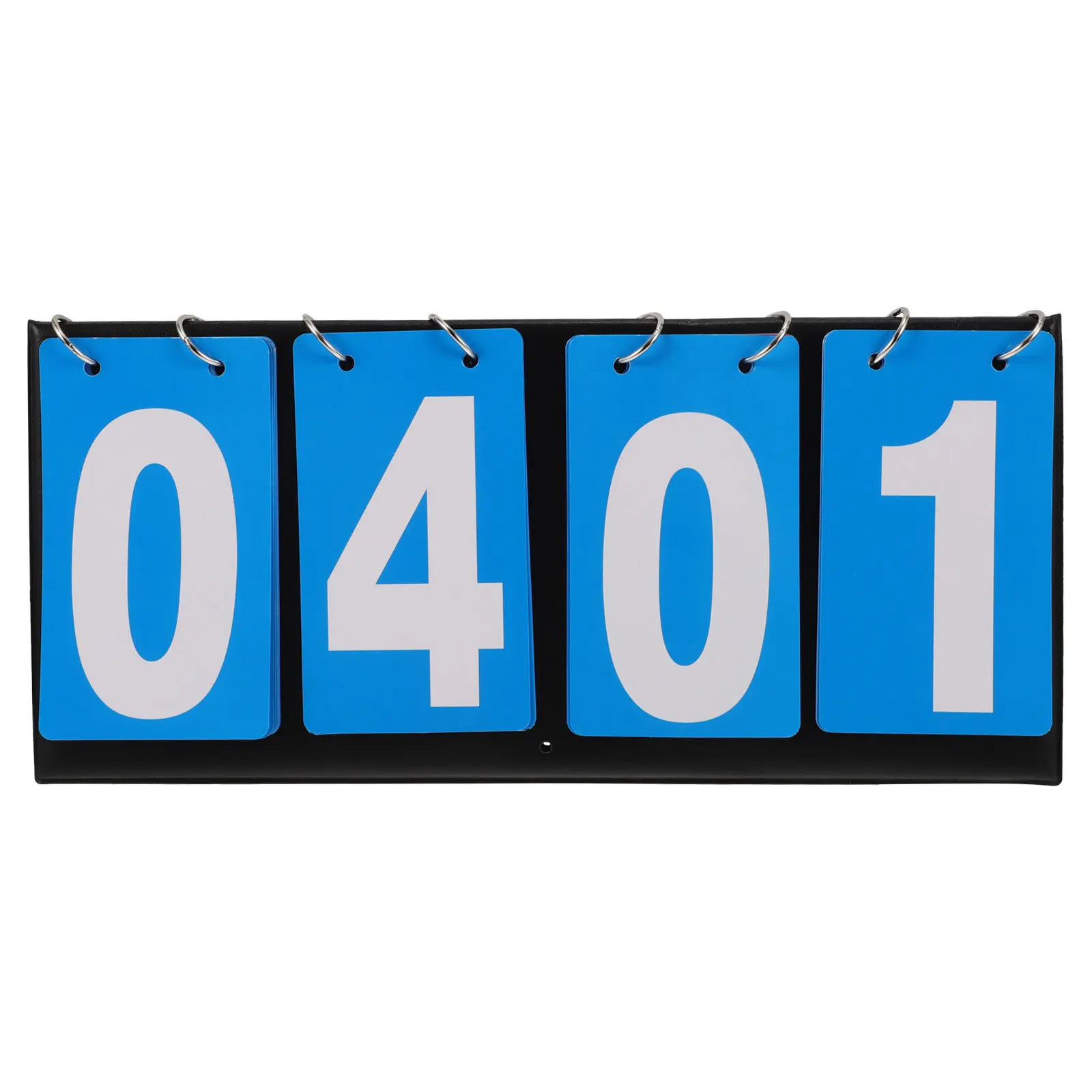 Four Scoreboards Basketball Scoreboard Portable Multi Sports Score Keeper Tabletop Flipper Clear Numbers for Football Volleyball