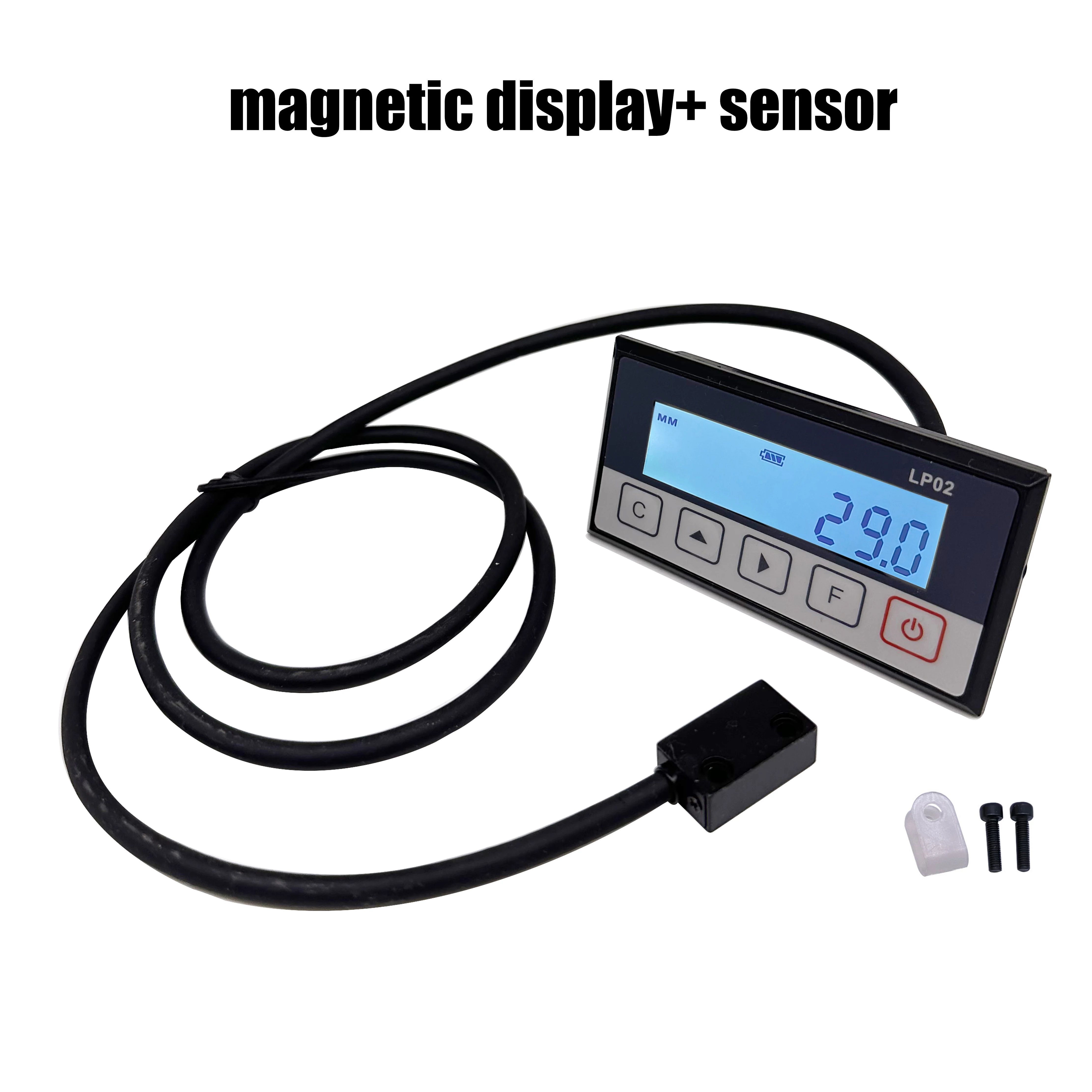 LP02 Magnetische Skala DRO Display Integrierte Embedded Magnet Messung System Magnetische Band mit Fleck Gürtel Profil Holzbearbeitung