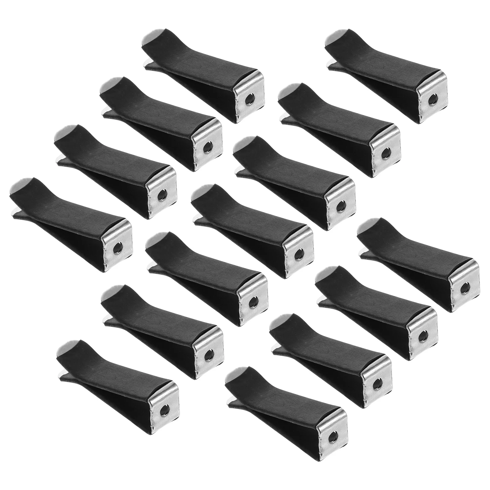 30 Pieces Car Air Vent Clip Premium Metal Arc Design 22Mm Screw Hole Fragrance Holder for Conditioner Outlet Black