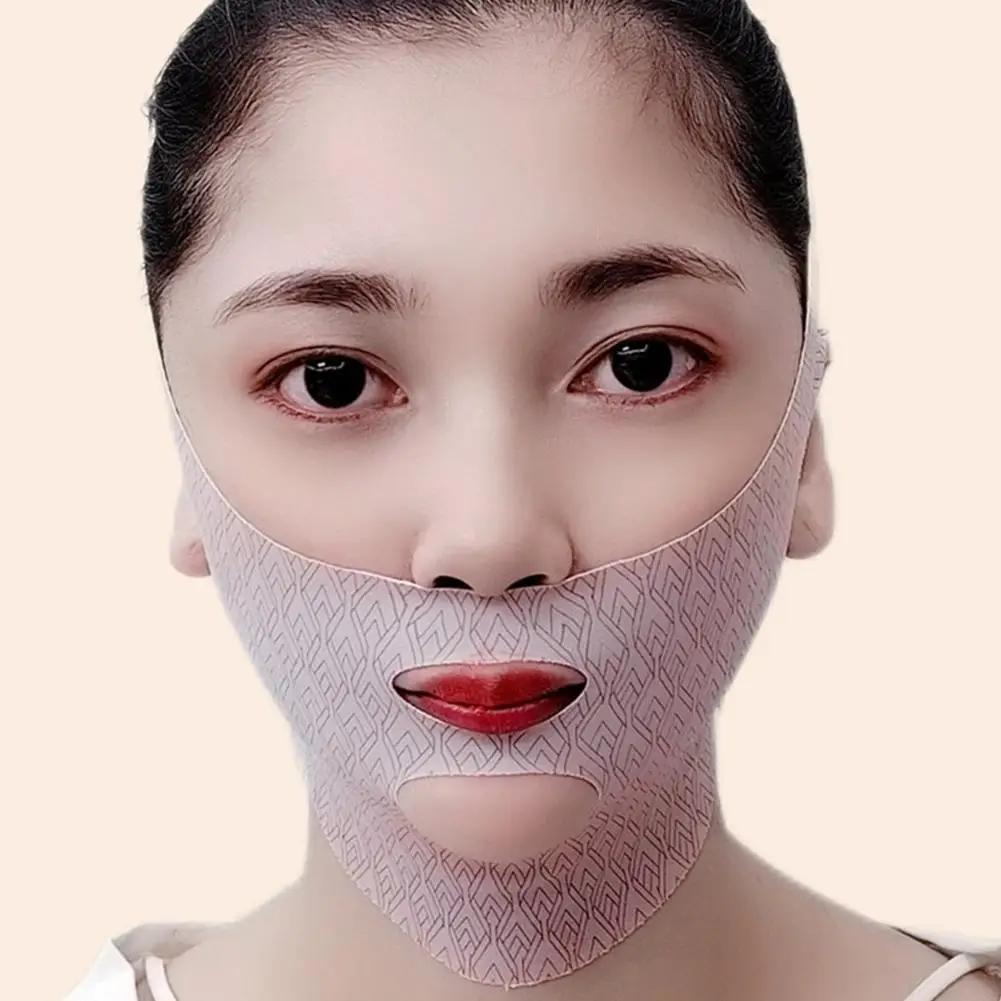 Kinwang Afslankende Bandage V-Lijn Hefmasker V-Vormend Face Lift Slaapmasker Anti Rimpelband Band Schoonheid Gezondheid