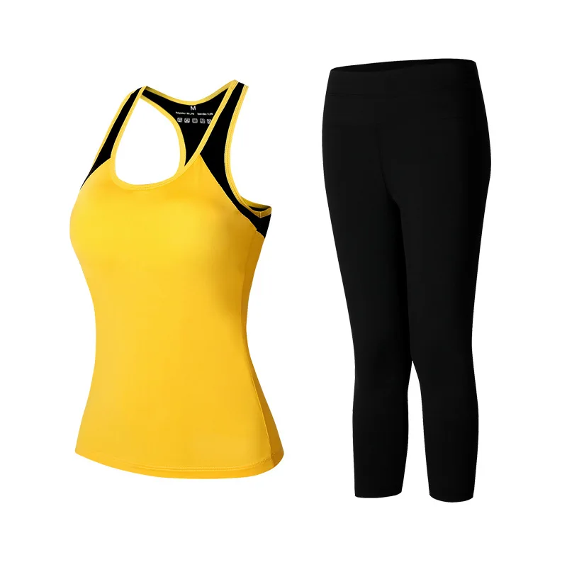 

Fonoun Women's Yoga Sets Breathable Comfort Soft Quick Dry for Fitness Aerobic Running FN6029