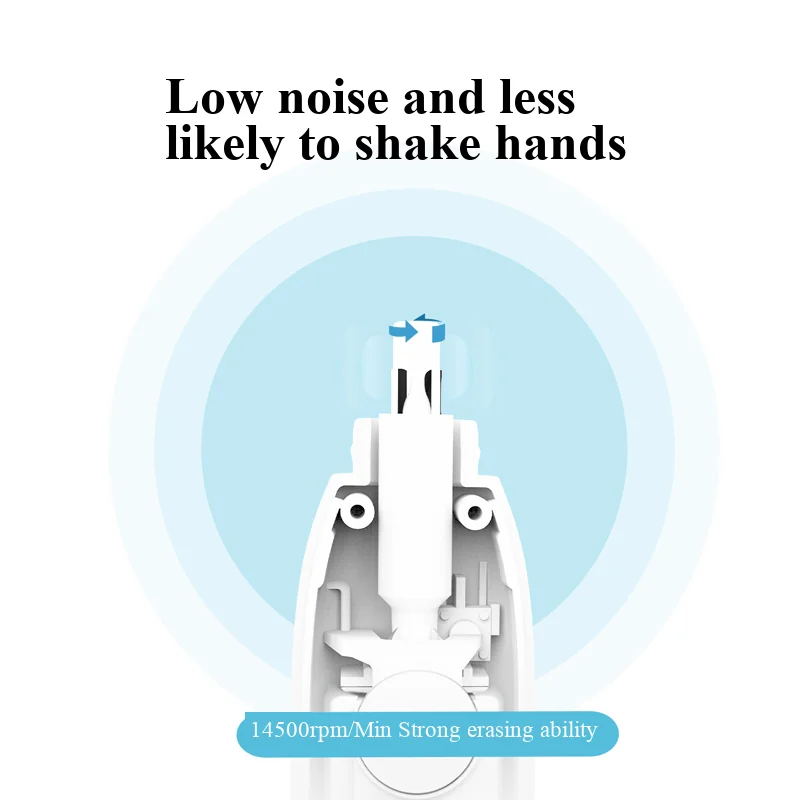 Deli 71073 Điện Tẩy Điện Tử Tẩy Sinh Viên Học Bé Bút Chì Tẩy