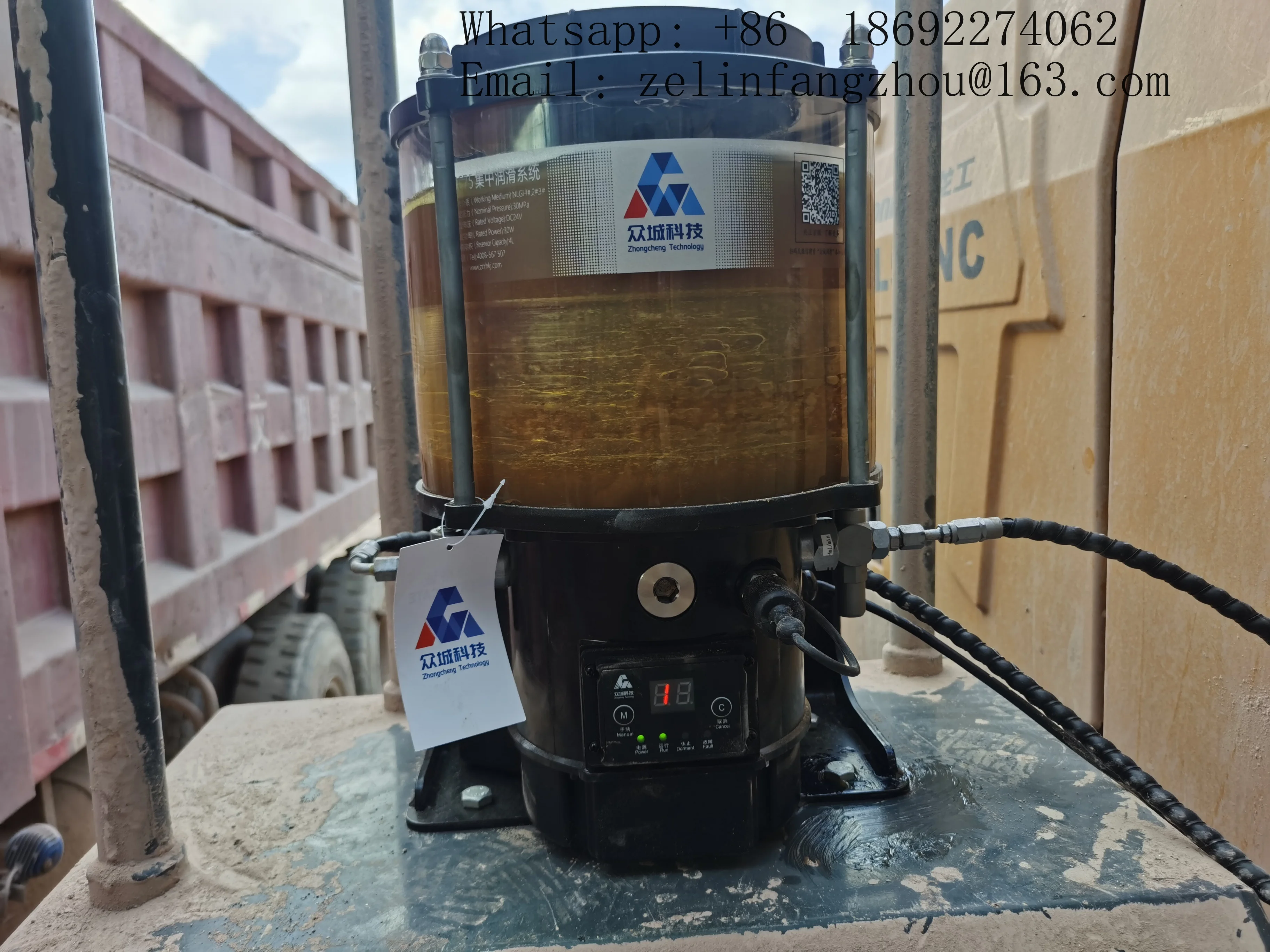 Electric Grease Pump Automatic Centralized Lubrication System for Excavators Construction Machinery  24V Industrial Pro Kit