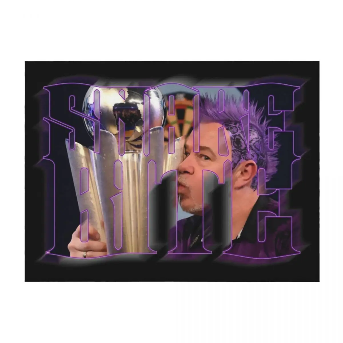 بطانية رمي السهام بيتر رايت من Snakebite، بطانيات سرير شتوية للتخييم منقوشة جميلة #2