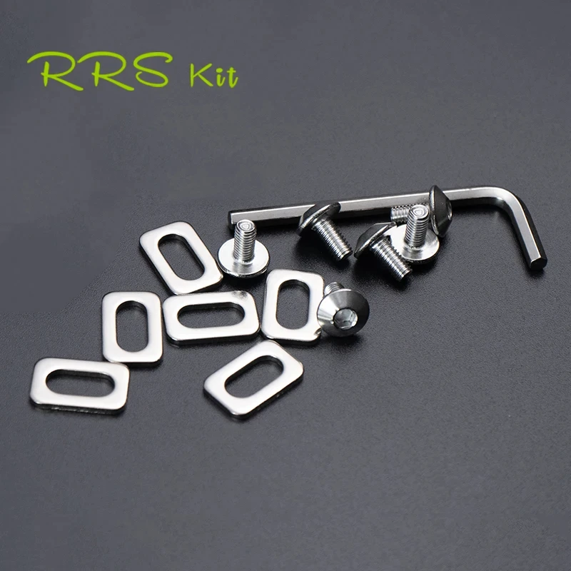 Rrskit Road Bicycle Pedal Cleats 6x Washers For SPD Cleat Screw Bike Plate For KEO Cleat Repair M5 Screw Gasket Bike Accessories