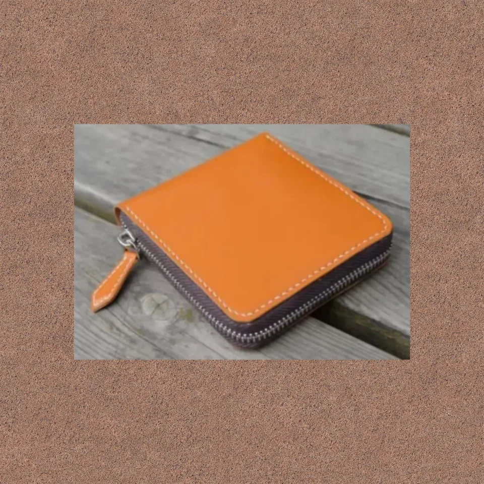 Zipper Short Wallet Wooden Die Leather Handcraft Cutting Mould
