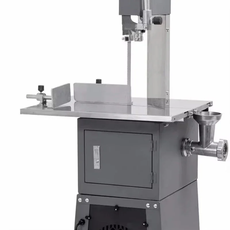 Electric bone cutter, professional butcher meat cutter with saw grinder with sausage filling machine