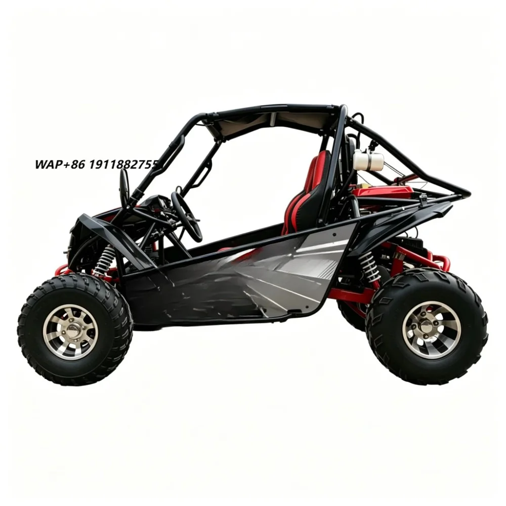 Customizable Go Kart Electric with Shock-absorbing Spring Elektrische Go Kart for Park Family Daily Play