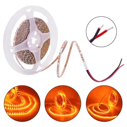12V 4mm 8mm 10mm Orange Amber Flame LED Flexible Strip 1800k 1900k 240leds/m 120leds/m Soft Flexible Tape 5M/Roll