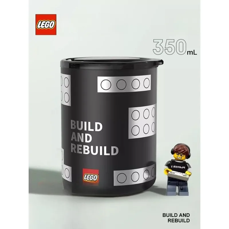 

Вакуумная кружка в стиле LEGO, 350 мл, кофейная кружка и бутылка для воды для студентов, герметичная кружка из нержавеющей стали для спорта