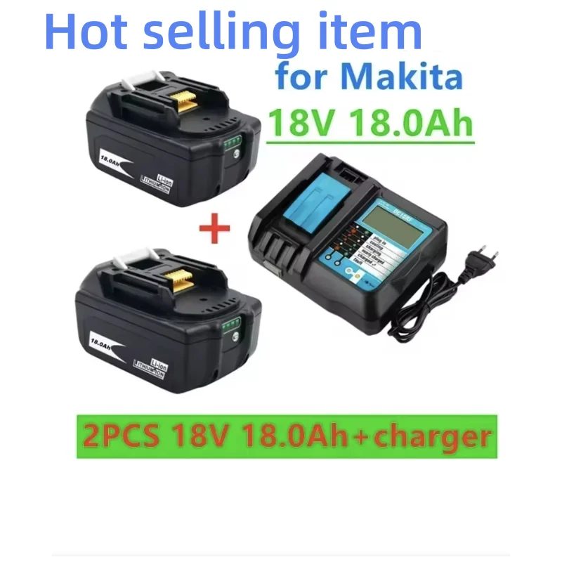 

Rechargeable battery Makita 18.0Ah, 18V 6.0Ah, suitable for Makita BL1830 BL1830B BL1840 BL1850 BL1850B tool battery