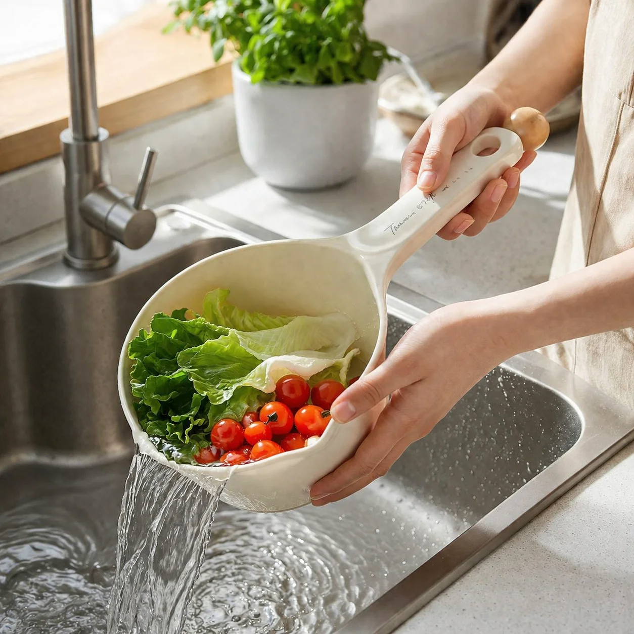 Water Scoop Ergonomic Kitchen Ladle for Home Cooks Large Capacity PP Plastic Durable Watering Tool for Gardening