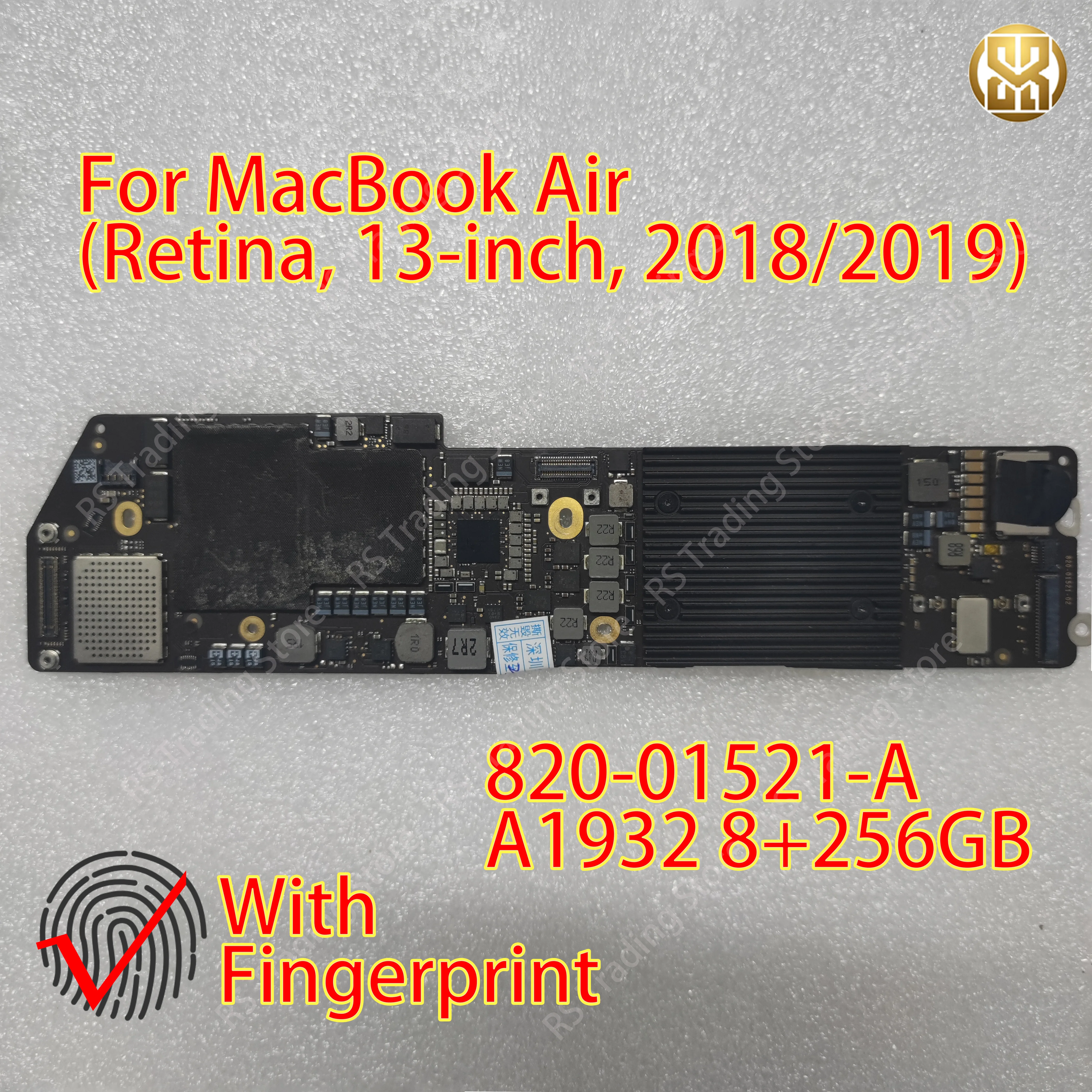 A1932 Laptop Motherboard For MacBookAir8,1(2018)/MacBookAir8,2(2019) EMC3184 8+256G MacBookAir(Retina,13in,2018/2019) Mainboard