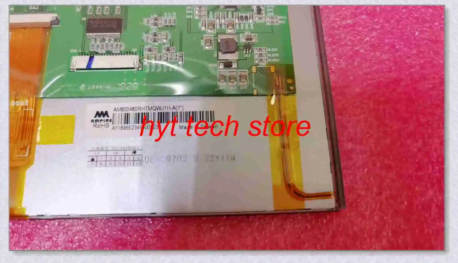 توريد AM800480RBTMQWTJ1H AM800480RHTMQWJ1H-A الأصلي 7.0 بوصة كريستال اللون LCD ، 100% اختبار العمل قبل الشحن