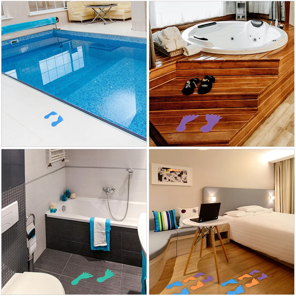 

15Pairs Footprint Stickers Kids Floor Decals Waterproof PVC Self-Adhesive for Nursery Preschool Classroom Stairs Decor