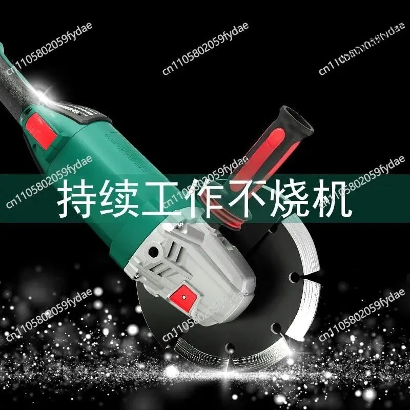 High Voltage Frequency Conversion Brushless Angle Grinder High Power 180 Type Power Tool 2600W Grinding and Cutting