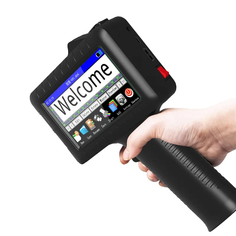 Handheld Inkjet Printer Gun Portable Handheld Batch Coding Machine Handheld Printer Portable Mini Inkjet Printer