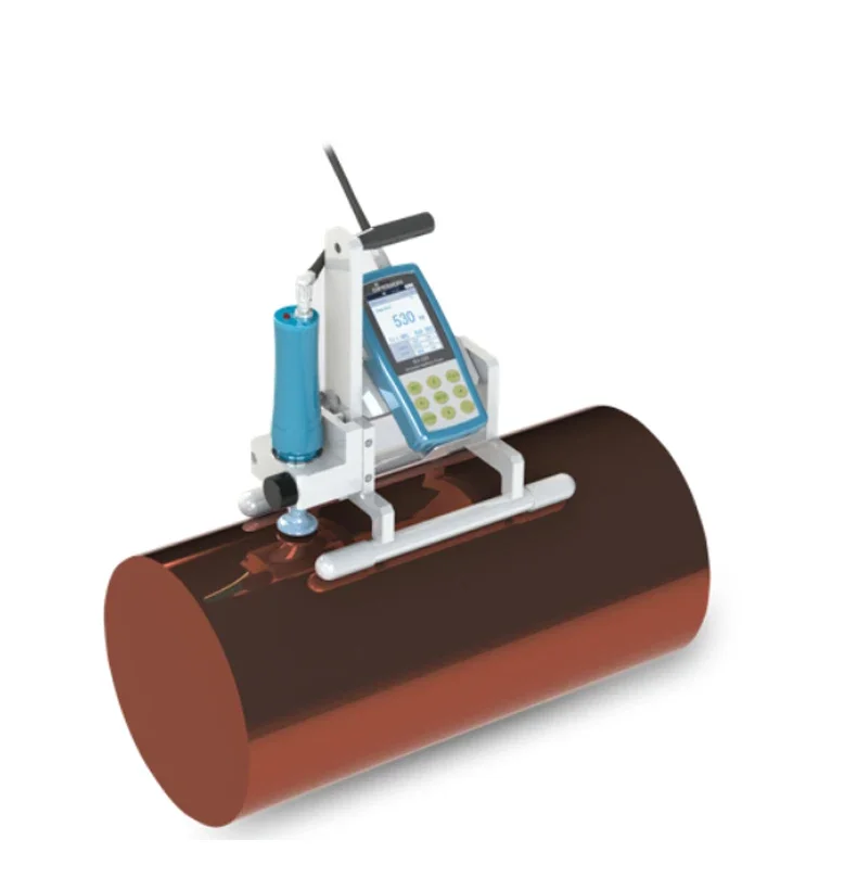 Ultrasonic hardness tester for electroplating of chrome-plated copper-plated carburizing nitriding layer sample of screw roller