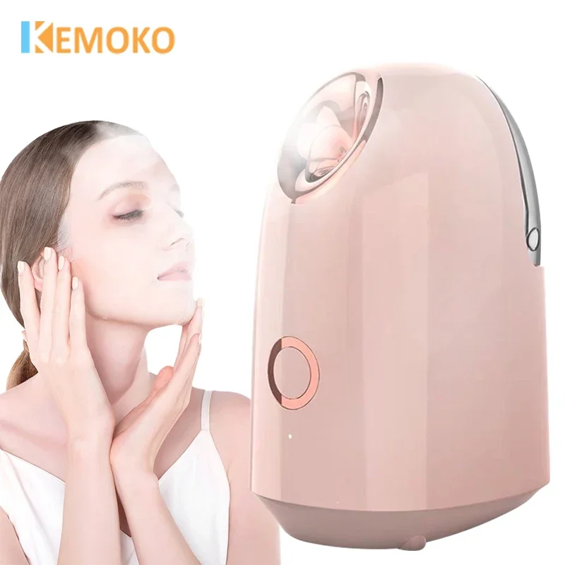 

Face Steamer Humidifier Hot & Cold Nano Mist Sprayer SPA Facial Nebulizer Steamer Moisturizing Beauty Device Face Skin Care Cara