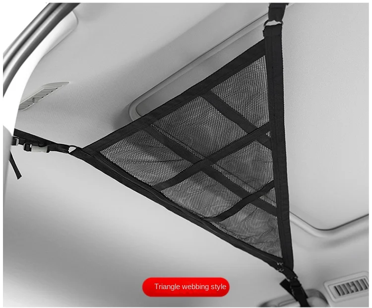 Auto dach Auto Lagerung Net Dehnbare Mesh Tasche Net Elastische Aufkleber Universal Hinten Mesh Stamm Sitz Tasche Tasche Käfig Auto Orgel – Detail 14