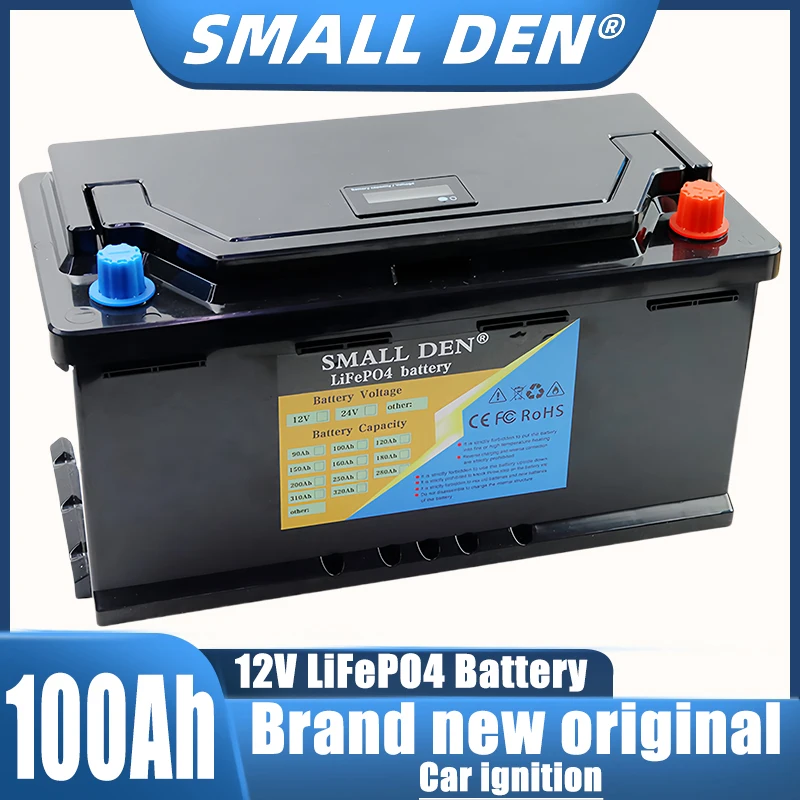 

12V 100ah lifepo4 wiederauf ladbare Batterie automatische Autos tarter tragbare Strom versorgung 12,8 V Auto Feuerzeug Elektro