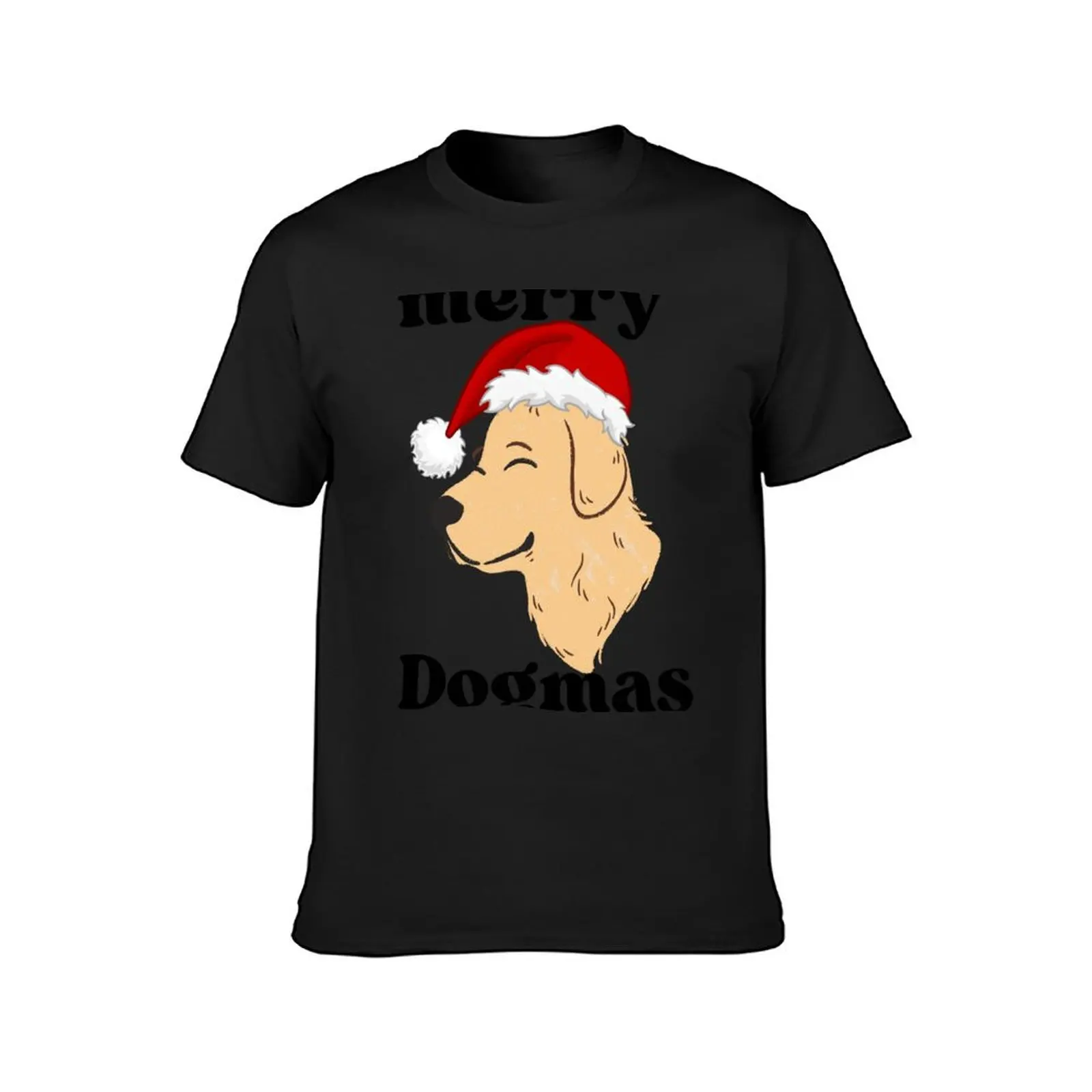 Merry Dogmas - dog Christmas T-Shirt vintage clothes sweat mens big and tall t shirts