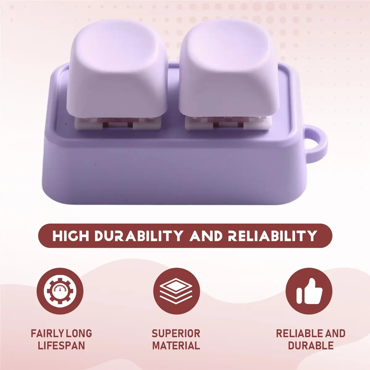 salego Bluetooth Remote Control Keypad Dual Button Page Turner for E-Book ,Phone,Tablets,Ergonomic Design