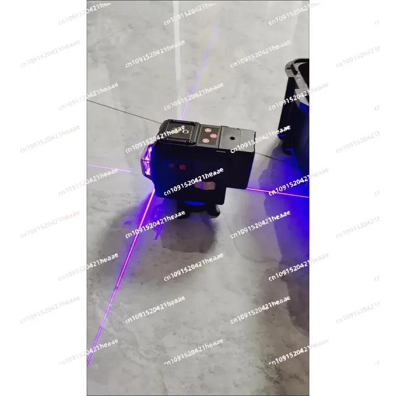 Suitable for Laser Level 8/12/16  360°Self-leveling Horizontal Vertical Cross Super Bright Purple Beamline Remote Control