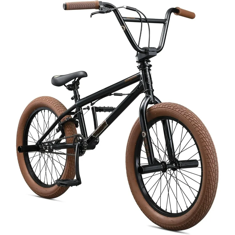 Legion Kids-bicicleta BMX Freestyle para niños y niñas, bici de jinete intermedio, ruedas de 20 pulgadas, marco de acero Hi-Ten