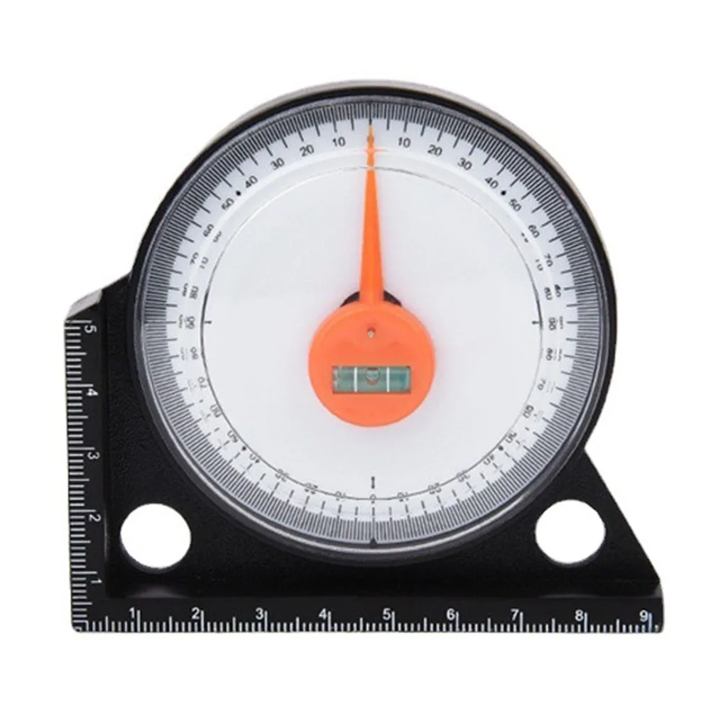 Brand New Angle Level Finder Magnetic 0-90 Degrees 92*85*13mm Acrylic + ABS Black+white Easy To Use Gauging Tools