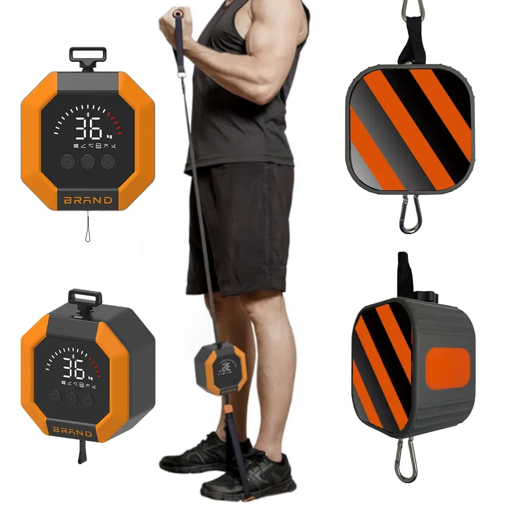Smart Exercise Equipment Cable Pull Pocket Home Gym Fitness Products Pump Flywheel Trainer With Adjustable Resistance Control