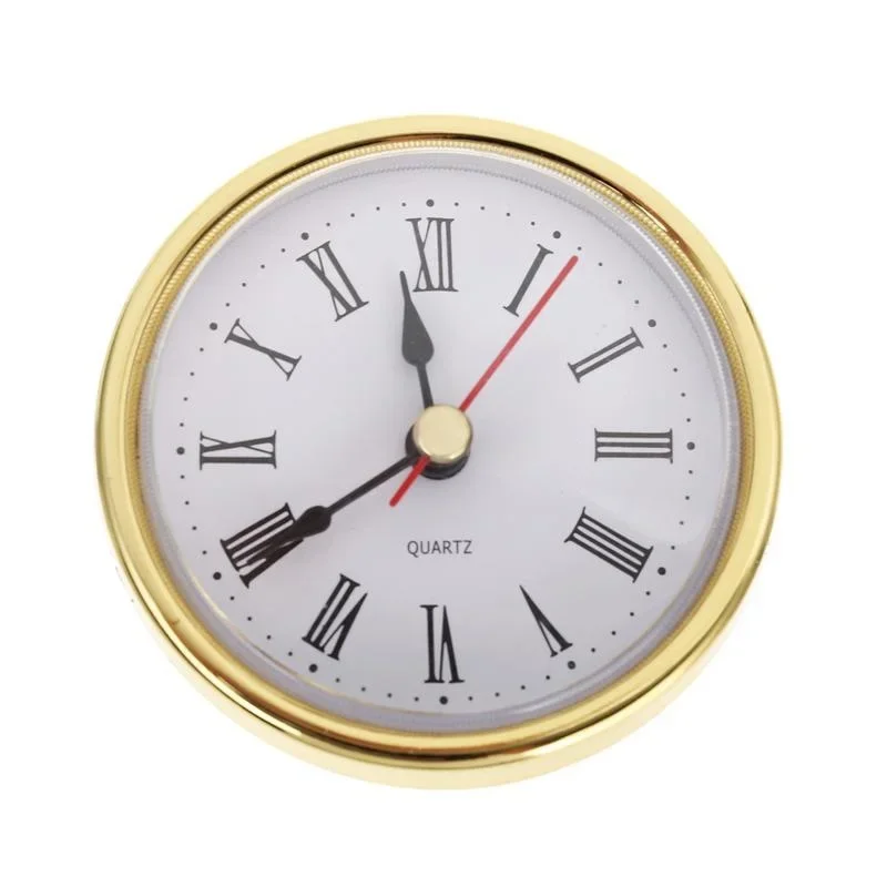 

Classic Clock Craft Quartz Movement 2-1/2" (65mm) Round Clocks Head Insert Roman Number Mayitr