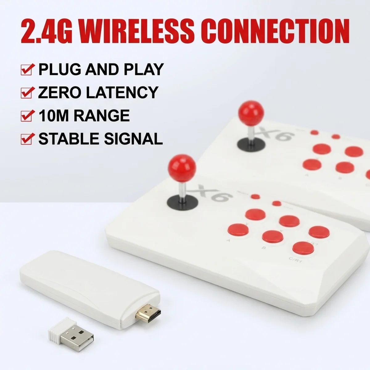 Gaming Console X6 - X6 Video Game Console 2.4G Wireless