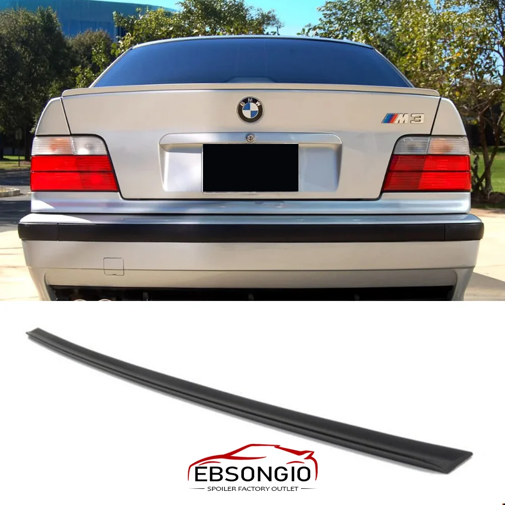 M3 Style ABS-Kunststoff Heckspoiler Bodykit für BMW 3er E36 4-Türer Limousine 1992-1999