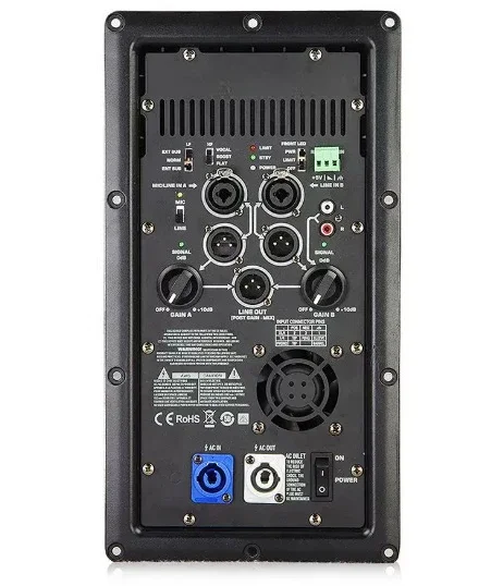 Active Speaker Power Amplifier Board Module for 12/15/18 Inch Loudspeaker