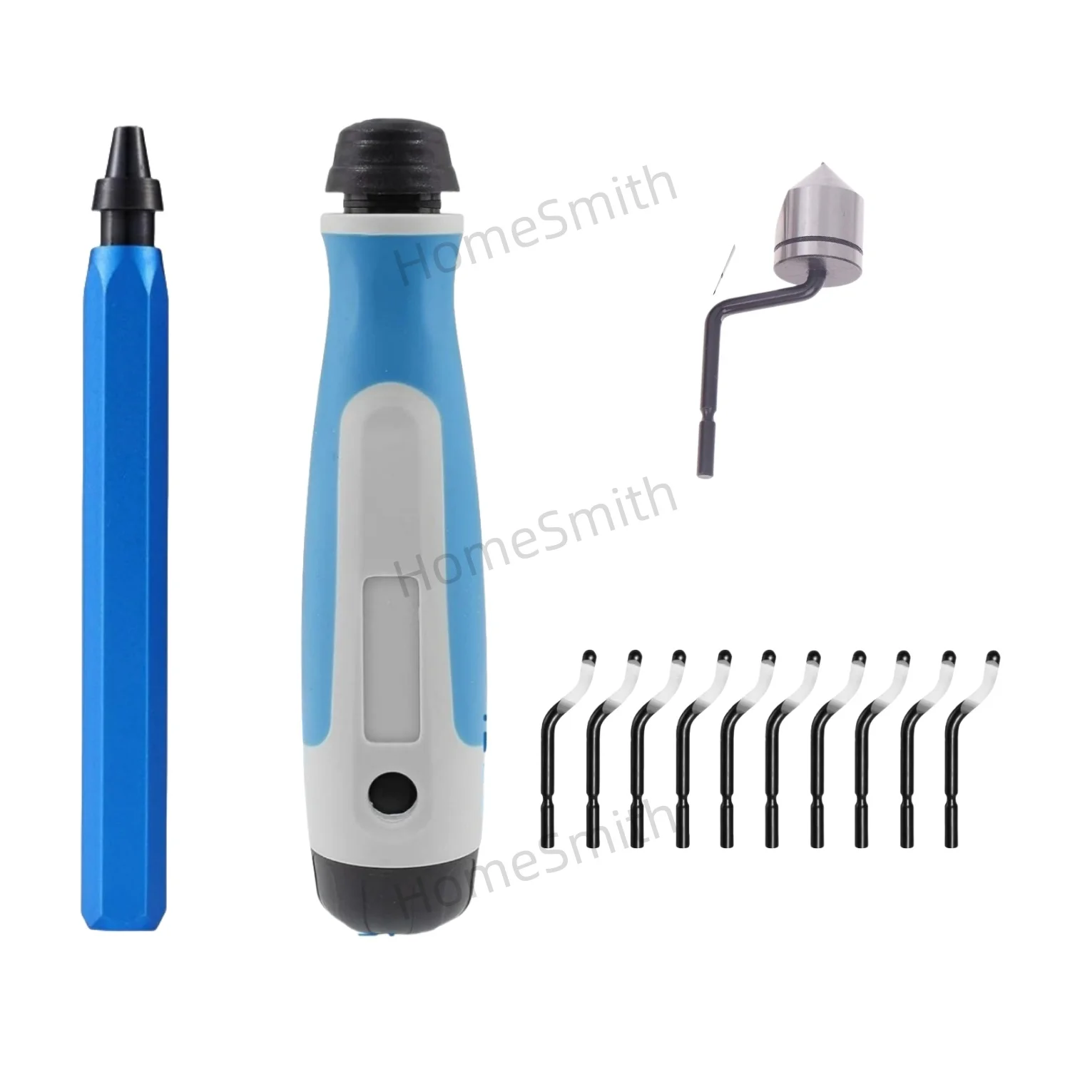 

RB1000 NG1000 Deburring Tool with 10PCS BS1010 and 1PC 90° Chamfering & Burr Removal Tool for Metal Wood Plastic PVC Reamer Tool