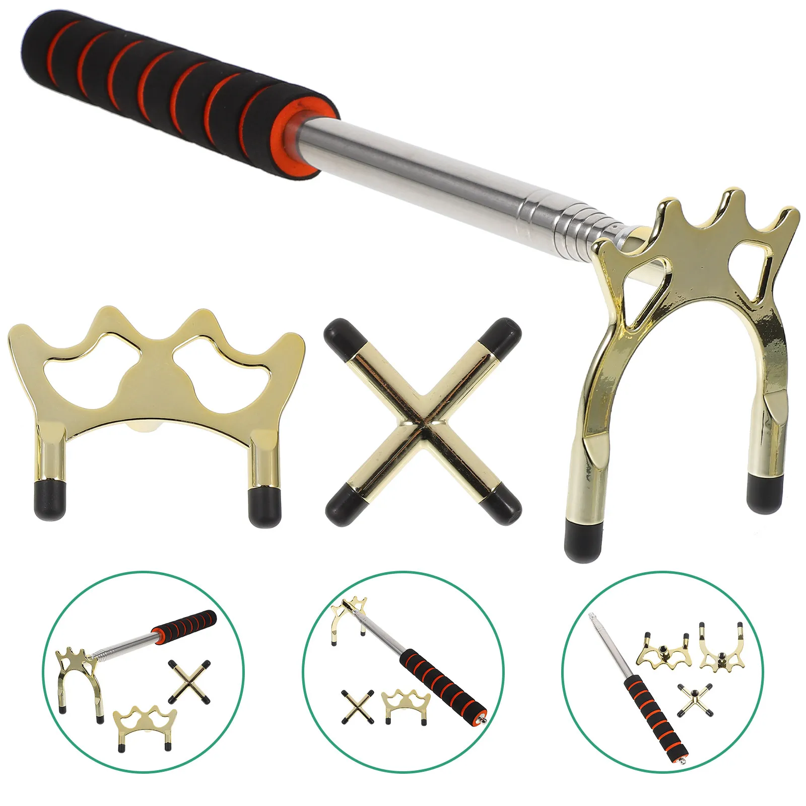 

1Set Portable Metal Pool Bridge Cue Rest for Billiards Snooker Adjustable Height Bridge Stick Support Pool Table Accessories