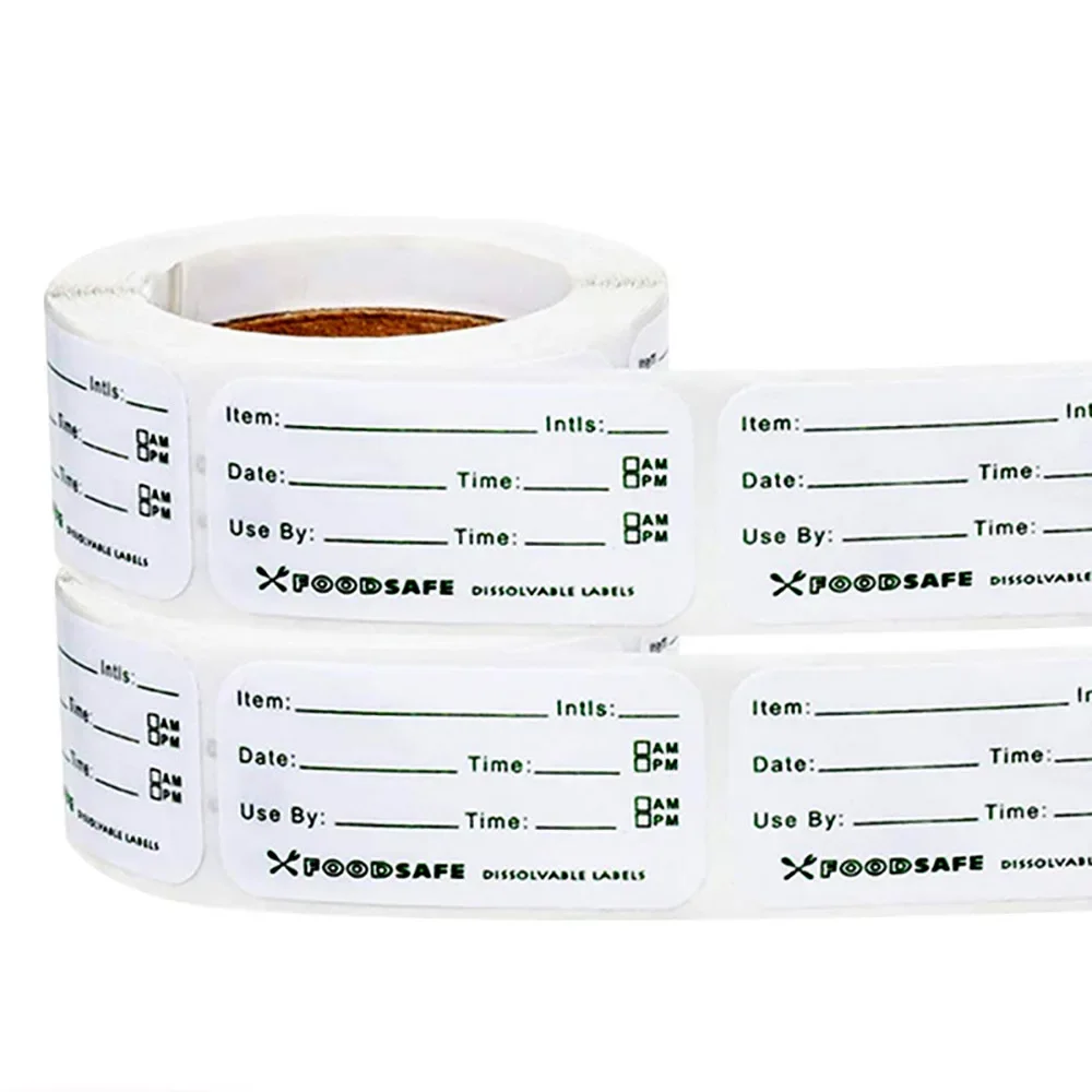 500Pcs/roll Date Food Sticker Labels Stationery Stickers Refrigerator Food Storage Expiration Date Labels